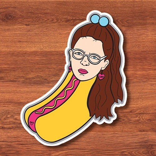 dawn wiener, welcome to the dollhouse, todd solondz enamel pin